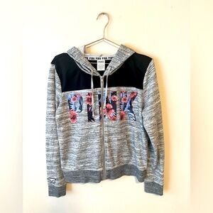 🌸🖤 PINK by Victoria’s Secret Zip-Up Hoodie 🖤🌸